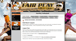 Desktop Screenshot of fairplayvolleyball.com